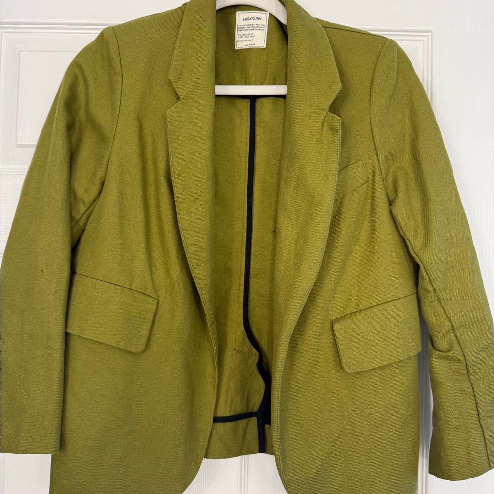 Zadig & Voltaire Green Blazer